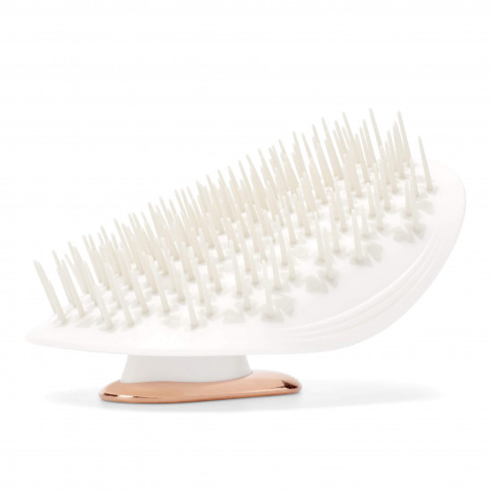 Manta Brush White/Rose Gold Щітка для волосся біла Manta Brush White/Rose Gold Щітка для волосся біла